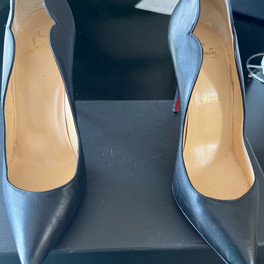Christian Louboutin Black Stiletto Heels